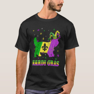 Camiseta Yorkshire Terrier Dog Mardi Gras Carnival Jester B
