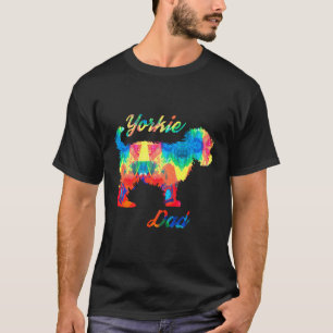 Camiseta Yorkshire Terrier Dog Painting