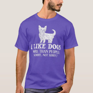 Camiseta Yorkshire Terrier Dog Puppies Proprietário Lover _