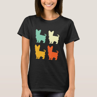 Camiseta Yorkshire Terrier Dog Retro Yorkie Vintage Dog