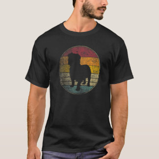 Camiseta Yorkshire Terrier Dog Vintage Distressed Retro 70s