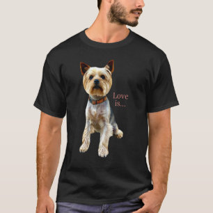 Camiseta Yorkshire Terrier Dog Yorkie mãe Pai Love Terrier
