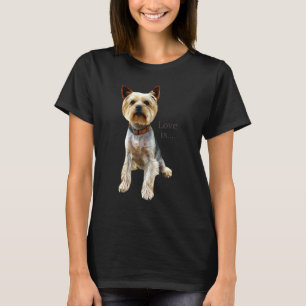 Camiseta Yorkshire Terrier Dog Yorkie mãe Pai Love Terrier