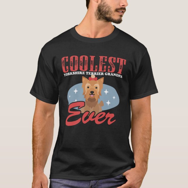 Camiseta Yorkshire Terrier Grandpa Yorkie Dog Owner Yorkshi (Frente)
