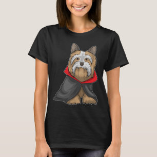 Camiseta Yorkshire Terrier Halloween Vampire