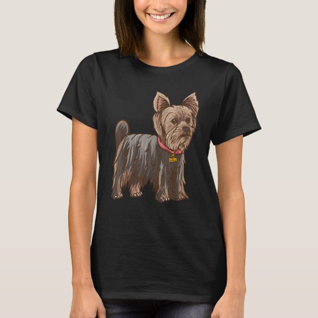 Camiseta Yorkshire Terrier - Identificação dos cães - Cães  (Frente)