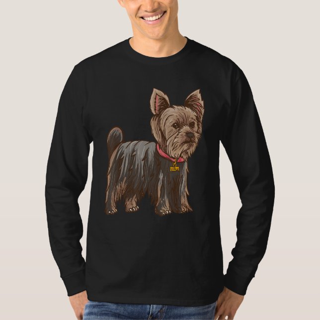 Camiseta Yorkshire Terrier - Identificação dos cães - Cães  (Frente)