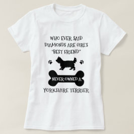 Camiseta Yorkshire Terrier Melhor Amigo