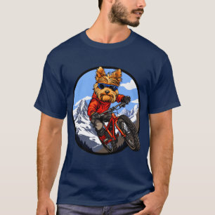 Camiseta Yorkshire Terrier Mountainbike / Biker Terrier T-S