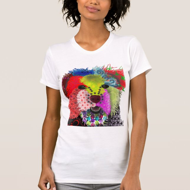 Camiseta Yorkshire Terrier - Patchwork (Frente)