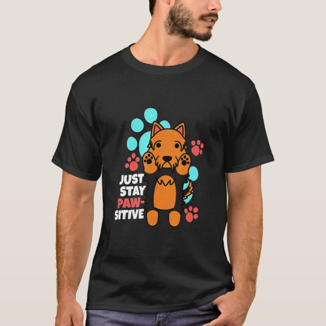 Camiseta Yorkshire Terrier Pawsitive Dog (Frente)