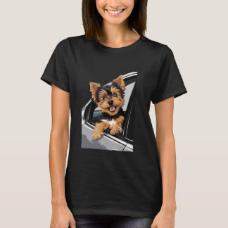 Camiseta Yorkshire Terrier Puppy Pupeking Saindo De Uma Jan