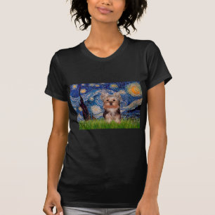 Camiseta Yorkshire Terrier Puppy - Starry Night