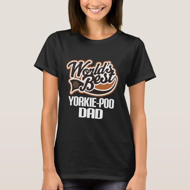 Camiseta Yorkshire Terrier Terrier Poodle Mix (Frente)