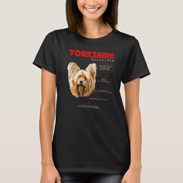 Camiseta Yorkshire Terrier Translate (Frente)