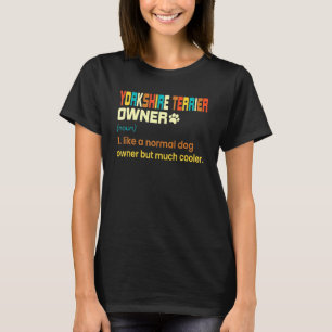 Camiseta Yorkshire Terrier Vintage Retro Dog Mãe Pai