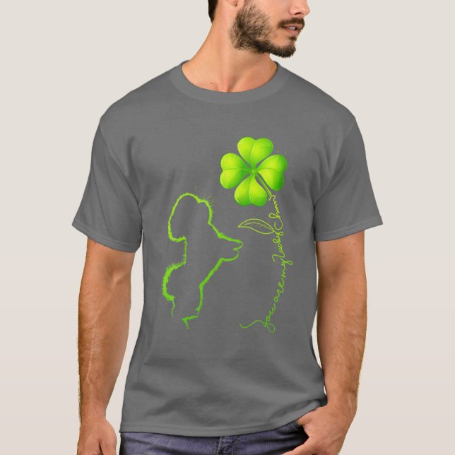 Camiseta Yorkshire Terrier Você É Minha Rua Sortuda. (Frente)