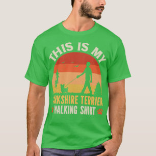 Camiseta Yorkshire Terrier Walking