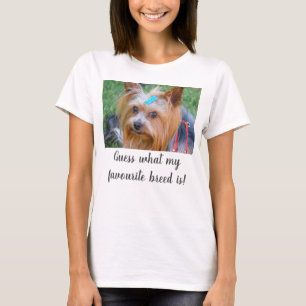 Camiseta Yorkshire Terrier Yorkie Guess Breed Favorite