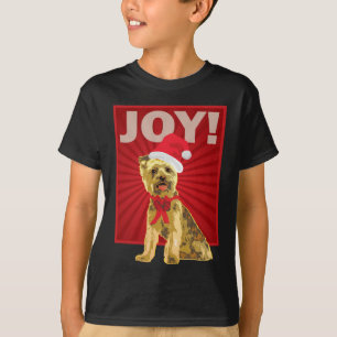 Camiseta Yorkshire terrier - Yorkie Papai Noel