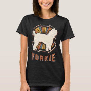 Camiseta Yorkshire Terrier Yorkie Vintage Clássico - Trô Cã