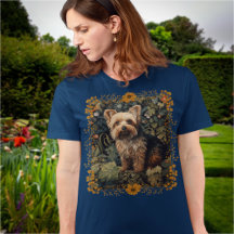 Yorkshire Terrier Yorkie William Morris Style