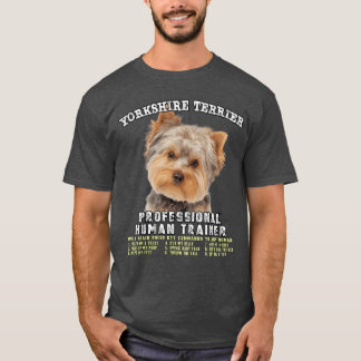 Camiseta Yorkshireerrier Yorkie Dog Professional Humanraine