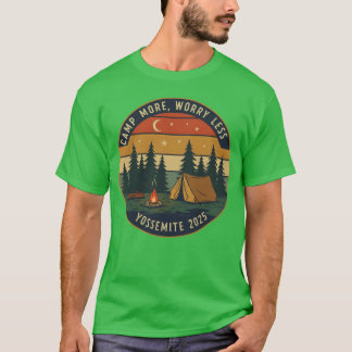 Camiseta Yosemite Camping Adventureee Camp More 2025 girl
