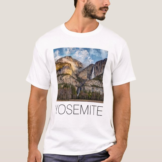 Camiseta Yosemite Falls Cena, Califórnia (Frente)