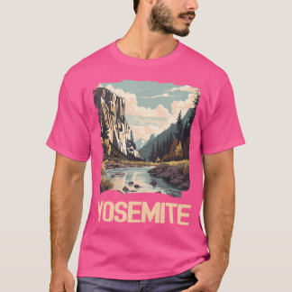 Camiseta Yosemite National Park Adventure Hking Nature Des