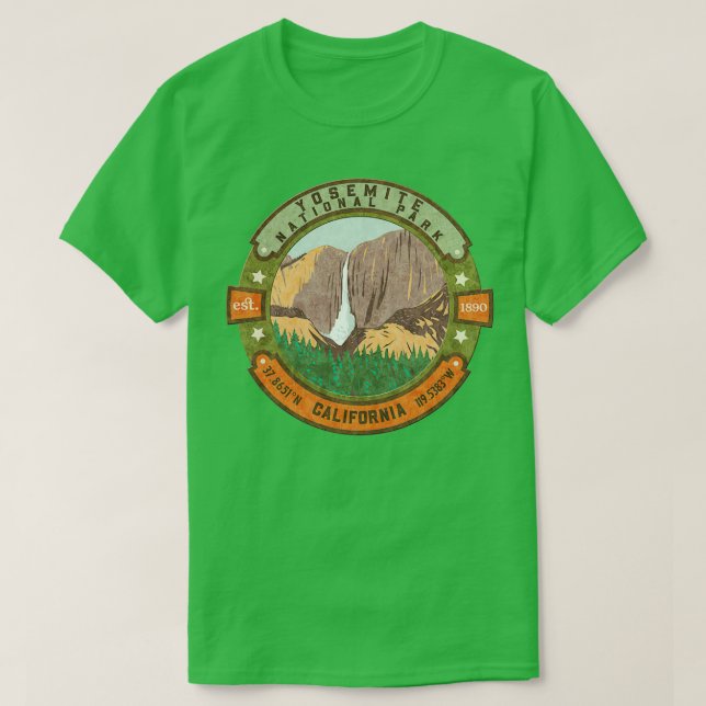 Camiseta Yosemite National Park California 2 (Frente do Design)