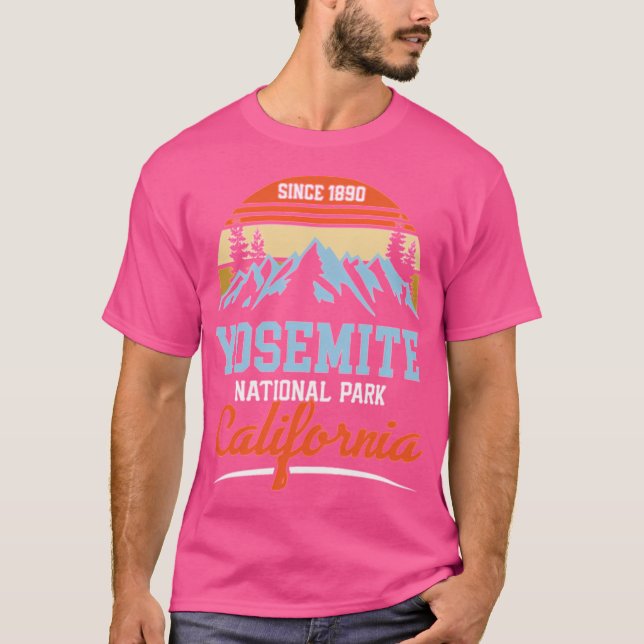Camiseta Yosemite National Park California Mountain Tshirt (Frente)