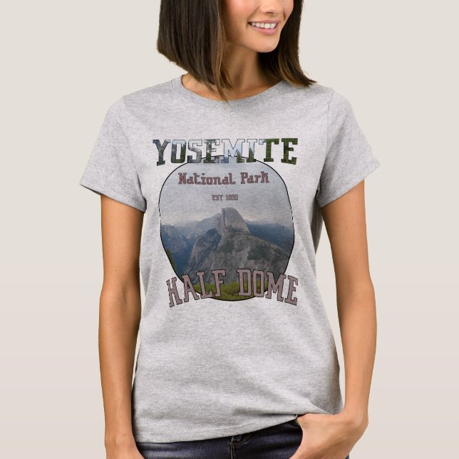 Camiseta Yosemite National Park Half Dome T-shirt (Frente)