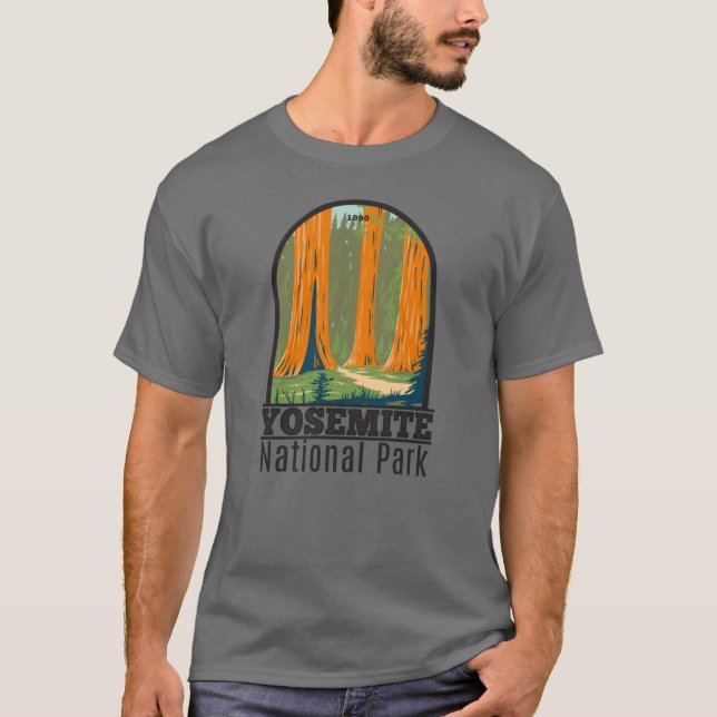Camiseta Yosemite National Park Mariposa Grove California (Frente)
