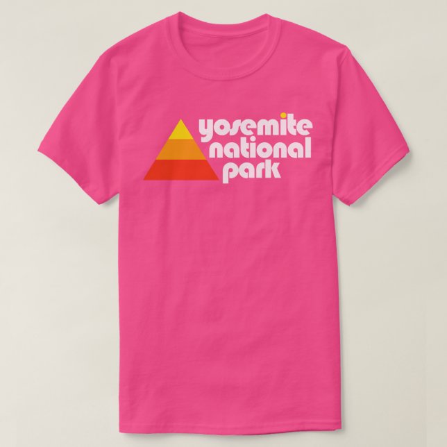 Camiseta Yosemite National Park Retro (Frente do Design)