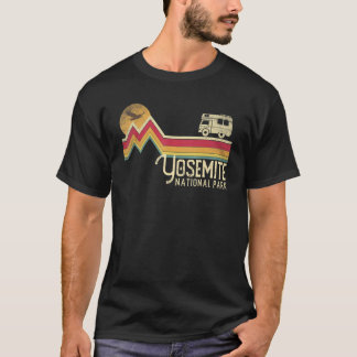Camiseta Yosemite National Park Retro Style Vintage Califor