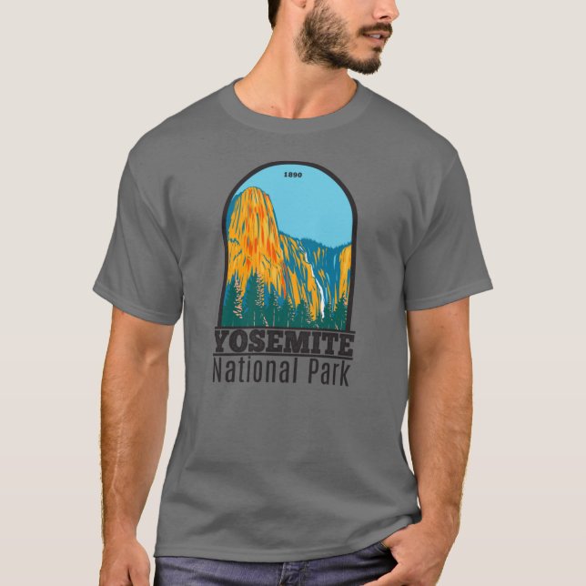 Camiseta Yosemite National Park Sentinel Fall California (Frente)