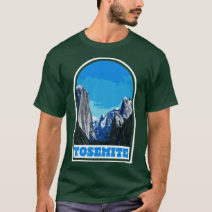 Camiseta Yosemite USA National Park California Hiking Campi