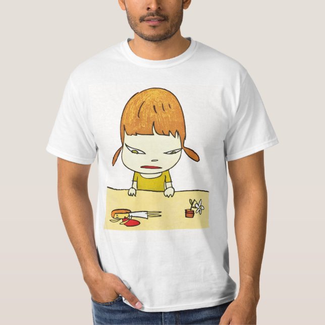 Camiseta Yoshimoto nara loira (Frente)