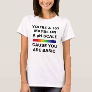 CAMISETA YOU ARE A 10 JUST ON PH SCALE