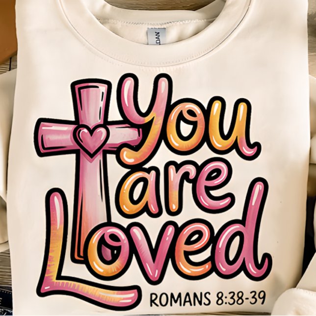 Camiseta You Are Loved Christian Women’s Tshirt (Criador carregado)