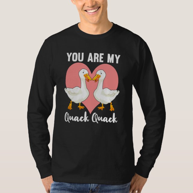 Camiseta You are my quack quack anniversary ducks mum runni (Frente)
