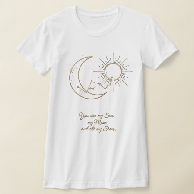 Camiseta You are my Sun, Moon and Stars T-Shirt - Celestial (Postura )