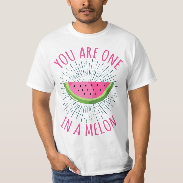 Camiseta You Are One In A Melon Tropical Fruit Watermelon L (Frente)