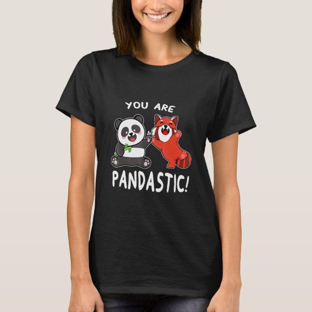 Camiseta You Are Pandastic Red Panda   Wildlife Animal (Frente)