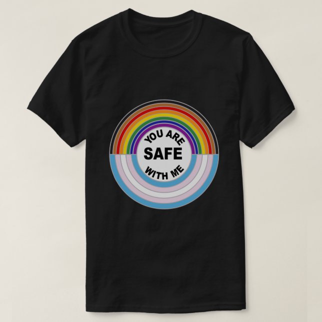 Camiseta You Are Safe With Me Classic T-Shirt (Frente do Design)