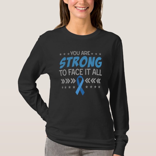 Camiseta You Are Strong Face It All Drug Alcohol Addiction  (Frente)