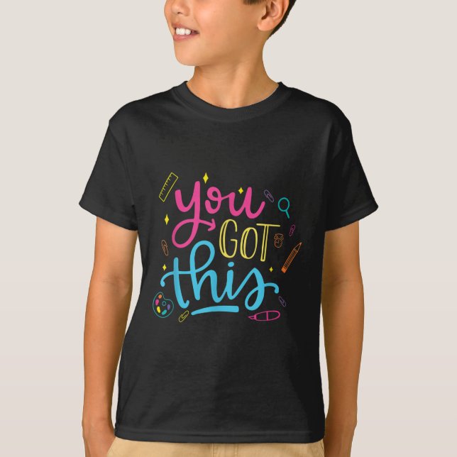 Camiseta You Got This Motivational Testing Day Teacher Stud (Frente)