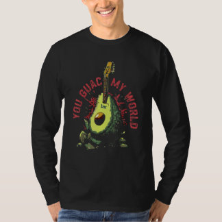 Camiseta You Guac My World You Rock My World Avocado Pun