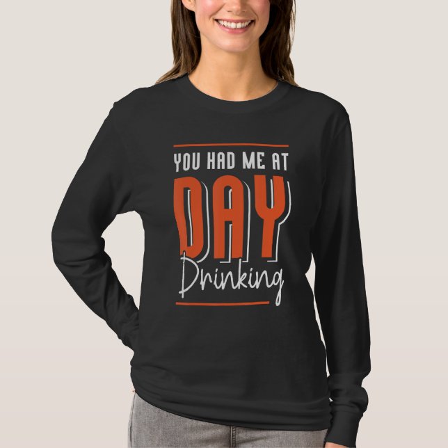Camiseta You Had Me At Day Drinking Retro Beach Cruise 12 (Frente)